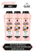 Gliss Split Hair Miracle Şampuan 400 Ml x 3 Adet thumbnail 1