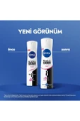 NIVEA Kadın Sprey Deodorant Black&White Invisible Clear 150ml, 72 Saat Anti-perspirant Koruma, X3 Adet - 5