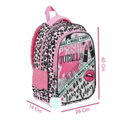 Muggle 2 Bölmeli Fashion Totally Okul Sırt Çantası (MU-9074) thumbnail 2