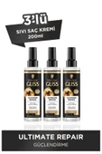 Gliss Sıvı Saç Kremi 200ml Ultimate Repair X3 - 1