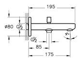 Artema Root Round Banyo Çıkış Ucu El Duşu Çıkışlı A42719 - 2