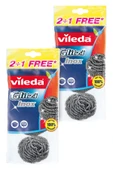 Vileda 2 Paket 3 Lü Çelik Bulaşık Teli - 2