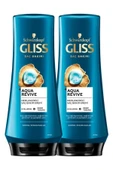 Gliss Aqua Revive Hyaluron Ve Deniz Yosunu Içeren Nemlendirici Saç Kremi 360 ml X 2 Adet - 1