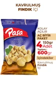 Paşa Kuruyemiş Kavrulmuş Fındık İçi 150 gr X 4 Adet (600 gr) - 2