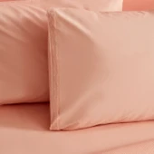 Karaca Home Alia % 100 Pamuk Fistolu Çift Kişilik Pike Takımı Somon thumbnail 4