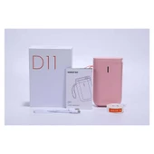 NIIMBOT D11 Bluetooth Taşınabilir Pembe Termal Etiket Yazıcı - 5
