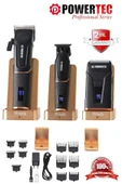 POWERTEC SAÇ+SAKAL+ENSE 3'LÜ  KESME SETİ-TR-5400 - 2