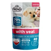 Frendi Dana Etli Yavru Köpek Yaş Mama 100 Gr - 1