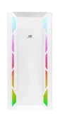 PowerBoost VK-G3701W USB 3.0 ATX, ARGB Fan, Mesh+Stirp Beyaz Kasa (PSU yok) - 2