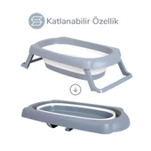 Wellgro 2 Parça Katlanır Bebek Küveti ve Filesi, Katlanır Küvet - 4