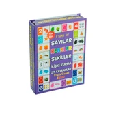 Çocuk 1413 DıyToy, Flash Cards - 5 Süper Set - Sayılar+Renkler+Şekiller+İlişki Kurma+Zıt Kavramlar / +2 yaş - 1