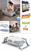 Wellgro 2 Parça Katlanır Bebek Küveti ve Filesi, Katlanır Küvet - 1