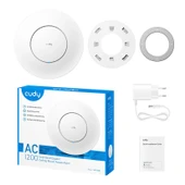 CUDY AP1300 AC1200Mbps 2.4GHz/5GHz RE/WISP Gigabit MU-MIMO 1PoE Port Tavan Tipi Wi-Fi Access Point - 2