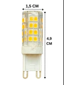 (4 Adet) Osaka 6W 3000K (Sarı Işık) G9 Duylu Led Kapsül Ampul - 3