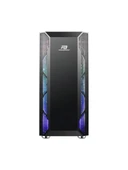 PowerBoost VK-G3701B 550w 80+ USB 3.0 ATX, ARGB Fan, Mesh+Stirp Siyah Kasa - 2
