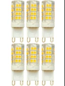 (6 Adet) Osaka 6W 3000K (Sarı Işık) G9 Duylu Led Kapsül Ampul - 1