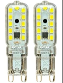 (2 Adet) Osaka 5W 6500K (Beyaz Işık) G9 Duylu Led Kapsül Ampul thumbnail 1