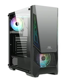 PowerBoost VK-G2051S USB 3.0 ATX, ARGB Fan ve Stirp Siyah Kasa (PSU Yok) - 1