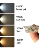 (3 Adet) Osaka 5W 3000K (Sarı Işık) G9 Duylu Led Kapsül Ampul - 5