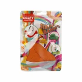 Çocuk 3601 Crafy Streç Oyun Kumu Turuncu 200 g - 1
