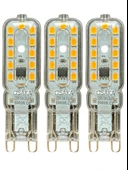 (3 Adet) Osaka 5W 3000K (Sarı Işık) G9 Duylu Led Kapsül Ampul - 1