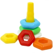 Çocuk Kiki Fileli Renkli Altıgen Halkalar thumbnail 1