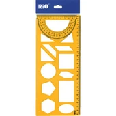 RİO CETVEL GEOMETRİK ŞABLONLU - 1