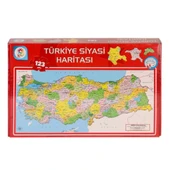Çocuk LSH002 Siyasi Harita Puzzle -Laçokids - 1
