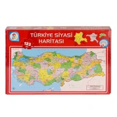 Çocuk LSH002 Siyasi Harita Puzzle -Laçokids - 2