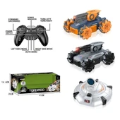 Şarjlı Ufo Avcısı ve Akrobatik Araba – Uzaktan Kumandalı Eğlence - 3