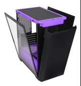 PowerBoost PB-P2252BP USB 3.0, ATX Mesh, Ring ARGB Fan, Mor Kasa - 5