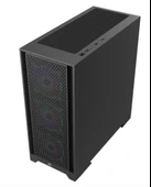 PowerBoost PB-P1600B USB 3.0 Mesh ARGB Fanlı Gaming Siyah Kasa  (PSU Yok) - 2