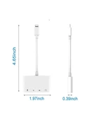 Apple Lightning To USB Lightning Micro Sd Tf Kart Okuyucu Çevirici Dönüştürücü Adaptör 4333 - 2