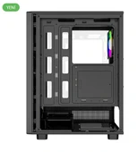 PowerBoost A600B 600W 80+ ATX USB 3.0 Rainbow Fanlı Mesh Gaming Siyah Kasa - 4
