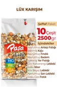 Paşa Kuruyemiş Lüx Karışık Kuruyemiş 2,5 kg - (10 Çeşit) - 2