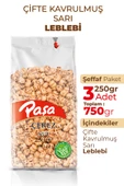Paşa Kuruyemiş Çifte Kavrulmuş Sarı Leblebi 250 gr x 3 Adet (750 gr) - 2