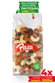 Paşa Kuruyemiş Çiğ Karışık Kuruyemiş 250 gr x 4 Adet (1 kg) - 1