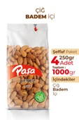Paşa Kuruyemiş Çiğ Badem İçi 250 gr x 4 Adet (1 kg) - 2