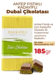 Paşa Kuruyemiş Antep Fıstıklı Kadayıflı Dubai Çikolatası 185 gr thumbnail 2