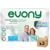 Evony Belbantlı Orta Boy M 30'lu 5 Adet Hasta Bezi - 1