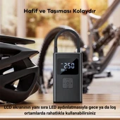 Polham 150PSİ Dijital Ekranlı Taşınabilir Şarjlı Hava Kompresörü – Araç, Motosiklet, Bisiklet Pompası - 2