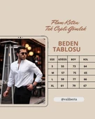 Flam Keten Tek Cepli Gömlek - Siyah thumbnail 5