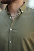 York Keten Erkek Gömlek - Haki - 2