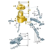 Skoda Roomster 2011-2015 1.2TDi CFWA Hava Filtre Kutusu 6R0129607E - 2