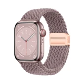 Apple Watch 10 46mm Zore KRD-134 Örgü Tasarımlı Hasır Kordon Strap Kayış - 5