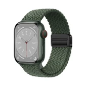 Apple Watch 10 46mm Zore KRD-134 Örgü Tasarımlı Hasır Kordon Strap Kayış - 2