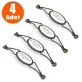Seçil Eskitme Antik Metal (128 mm-12.8 cm) (4 ADET) Mobilya Mutfak Dolabı Dolap Kulpu Kulbu Kulpları - 1