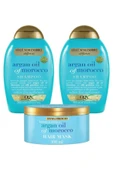 OGX Argan bakım set Nemlendirici Argan Oil Of Morocco Şampuan X2 + Saç Maskesi--KOÇAK - 2