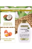 OGX Kimyasal Işlem Görmüş, Boyalı Ve Kırılgan Saçları Yapılandırıcı Coconut Milk Şampuan 385.ml - 3