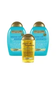 OGX Argan Oil Of Morocco Sülfatsız Şampuan + Saç Bakım Kremi + Argan Oil Of Morocco Saç Bakım Yağı - 2